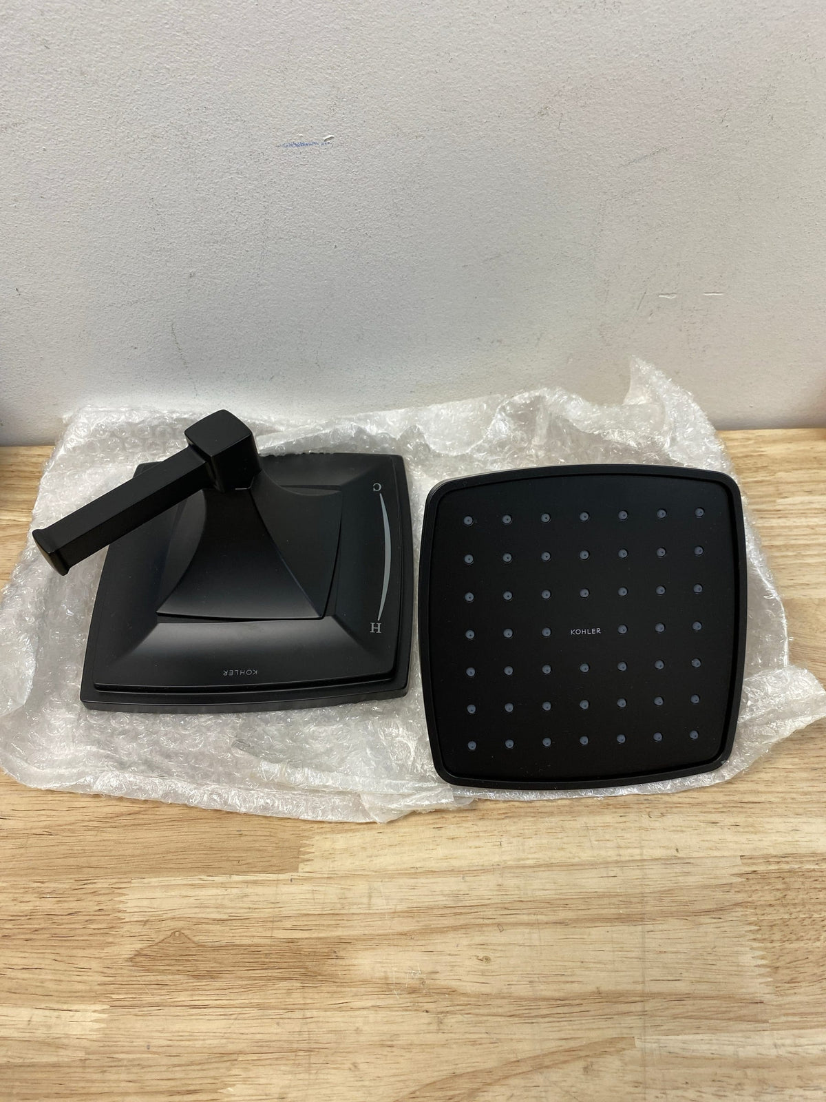 Kohler K-TS27404-4-BL Riff Shower Only Trim Package with 2.5 GPM Single Function Shower Head - Matte Black