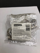 Amerock 2-Pack 1/2-in Satin Nickel Self-Closing Self-Closing Cabinet Hinge