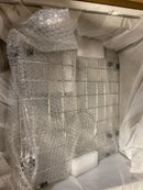 Whitehaus WHNPL1818-BSS Noah Plus 17-3/4" Single Basin Kitchen Sink for Undermount or Drop-In Installation - Includes Matching Sink Grid and Strainer - Brushed Stainless Steel