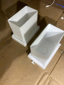 Justice Design Group Lighting FSN-8442-55-OPAL-DBRZ Fusion Era 2-Light Bath Bar, Dark Bronze