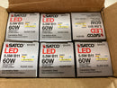 Satco S21274 5.5W LED B11 Clear Candelabra Bulb, 3000K Warm White, 6 Pack