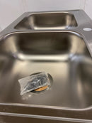 Elkay D23319 Dayton 33" Drop In Double Basin Stainless Steel Kitchen Sink - 1 Faucet Hole