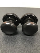Emtek 8200PUS10B Providence Privacy Door Knob Set with Regular Rose from the Brass Classic Collection - Oil Rubbed Bronze