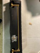 Signature Hardware SHLE18TBBG Lexia 18" Towel Bar - Brushed Gold