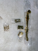 Deltana FPG103 HD Solid Brass 10-Inch Surface Bolt with Off-Set