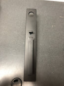 Baldwin FDSANxCONCQE190 Santa Cruz Full Dummy Full Plate Handleset with Non-Turning Dummy Interior Contemporary Knob - Satin Black