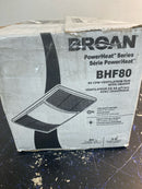 Broan-NuTone Non-Lit PowerHeat Bathroom Exhaust Fan and Heater, 80 CFM, 1.5 Sones, White