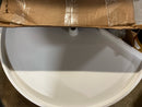 Rev-A-Shelf 2 Tier Kidney Cut Lazy Susan for Corner Base Cabinets, Plastic, 32" Double Shelf Swivel Kitchen Spice/ Can Organizer, White, 3472-32-11-52