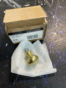 Baldwin 4704044BIN Classic 1 Inch Mushroom Cabinet Knob from the Estate Collection - Lifetime Satin Brass