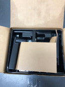 Kwikset 300CSLSQT-514 Casey Privacy Door Lever Set with Square Rose - Matte Black