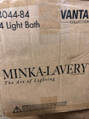 Minka Lavery 4044-84 Acacia 4 Light 34" Wide Vantage Bathroom Vanity Light - Brushed Nickel
