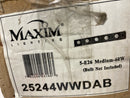 Maxim 25244WWDAB Plank 5 Light 48" Wide Distressed Wood Bathroom Light - Weathered Wood / Antique Brass