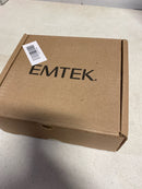 Emtek 5110HLOUS4RH Helios Right Handed Passage Door Lever Set with Square Rose - Satin Brass