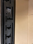 Bwe A-91012-S-Black-1 5-Piece Bath Hardware Set with Double Hooks Towel Ring Toilet Paper Holder and 24 in. Towel Bar in Matte Black