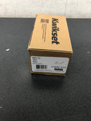 Kwikset 488HYL-514 Henley Non-Turning One-Sided Dummy Door Lever with Round Rose - Matte Black