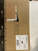 Savoy house 8-4030-3-11 Octave 21 in. W x 9 in. H 3-Light Polished Chrome Bathroom Vanity Light with Clear Glass Shades