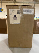 Kichler Avery 9.75" 1 Light Semi Flush with Clear Seeded Glass Olde Bronze