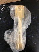 Baldwin 85390031ACLH Minneapolis Left Handed Sectional Handleset with 5162 Lever - Minus Deadbolt - Non-Lacquered Brass