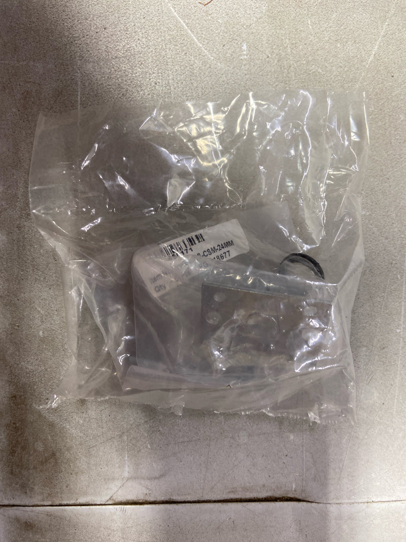 Viaggio QADMHMQAD_SD Quadrato Hammered Solid Brass Non-Turning One-Sided Dummy Door Knob with Backplate - Satin Black