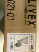 Livex Lighting 1021-01 Classic 1 Light Bathroom Sconce - Antique Brass