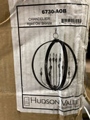 Hudson Valley Lighting 6730-AOB Dresden 12 Light 30" Wide Taper Candle Chandelier - Aged Old Bronze