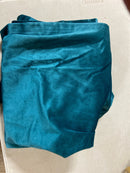 Exclusive home EH8194-05 2-84G Velvet Teal Solid Light Filtering Grommet Top Curtain, 54 in. W x 84 in. L (Set of 2)