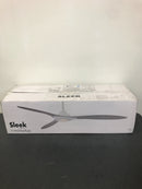 Minka Aire Sleek 60-in Flat White LED Indoor Smart Ceiling Fan with Remote (3-Blade)