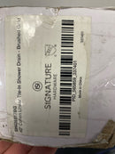 Signature Hardware 482708 Cohen 40" Tile Insert Shower Drain with Flange - Brushed Gold