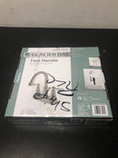 Glacier bay HD67513W-6C04 Melina 4 in. Centerset Double Handle High-Arc Bathroom Faucet in Brushed Nickel