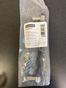 Amerock Mergence 6-5/16 in. (160 mm) Center-to-Center Matte Black/Satin Nickel Drawer Pull