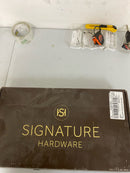 Signature Hardware 483870 Lexia 1.2 GPM Single Hole Bathroom Faucet with Pop-Up Drain Assembly - Brushed Nickel