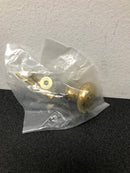 Century .01-12505-3 Brass Maryland 1-3/16" Mushroom Cabinet Knob