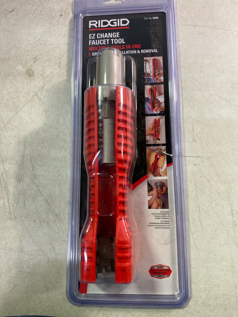 Ridgid 56988 EZ Change Plumbing Wrench Faucet Installation and Removal Tool