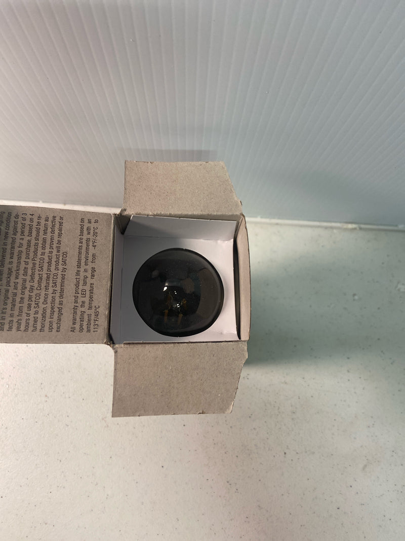 Satco Lighting S21361 5 Watt Vintage Edison Dimmable ST19 Medium (E26) LED Bulb - 425 Lumens , 3000K , and 90CRI - Clear