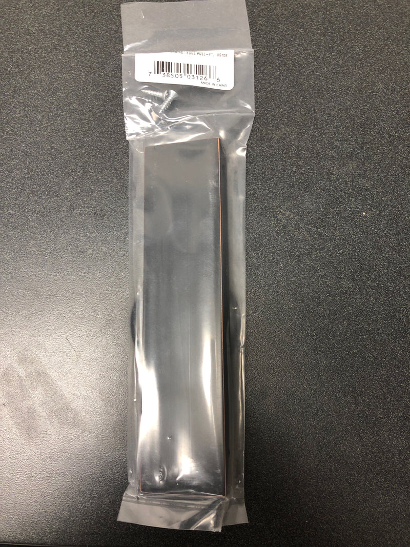 Emtek 87120US10B Edge 6 Inch Center to Center Finger Cabinet Pull - Oil Rubbed Bronze