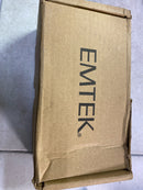 Emtek 8469US19 Square Brass Modern Single Cylinder Keyed Entry Deadbolt - Flat Black