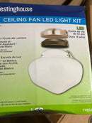 Westinghouse 7785200 Single Light 8-1/4" Wide Light Kit - White / Brown / Oil Rubbed Bronze