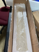 Clouds - Eliptical 20" LED Linear Wall/Bath Light with Clouds Shade - Brushed Nickel Finish