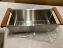Signature Hardware 453826 Metal Colander for Brumfield Fireclay Farmhouse Sink - N/A