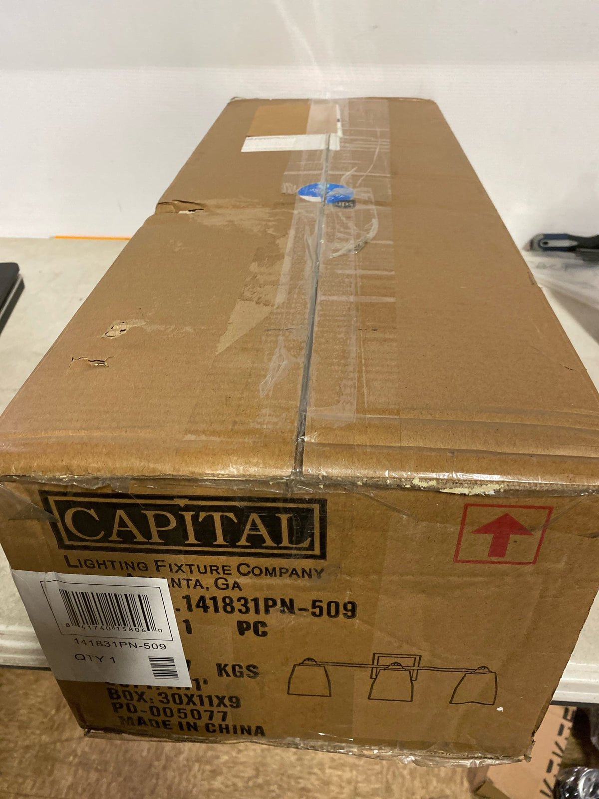 Capital Lighting 141831PN-509 Laurent 3 Light 24" Wide Bathroom Vanity Light - Polished Nickel