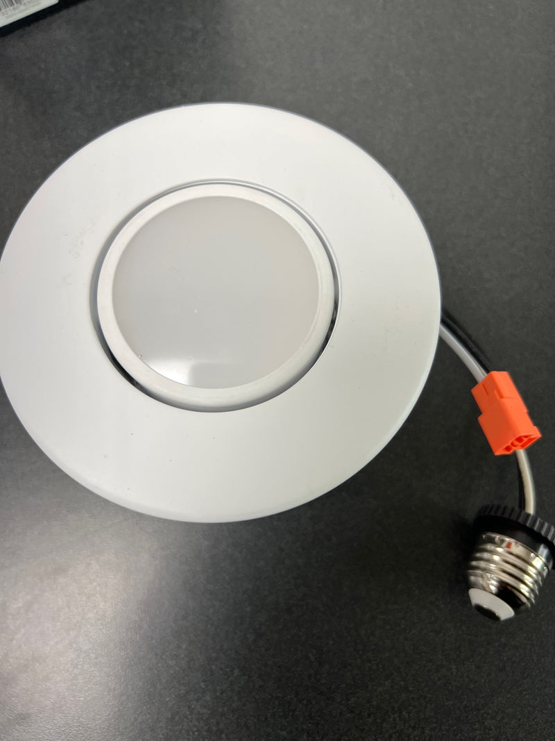 Nora Lighting NOX-43427WW Onyx 4" LED Adjustable Recessed Trim 2700K - White