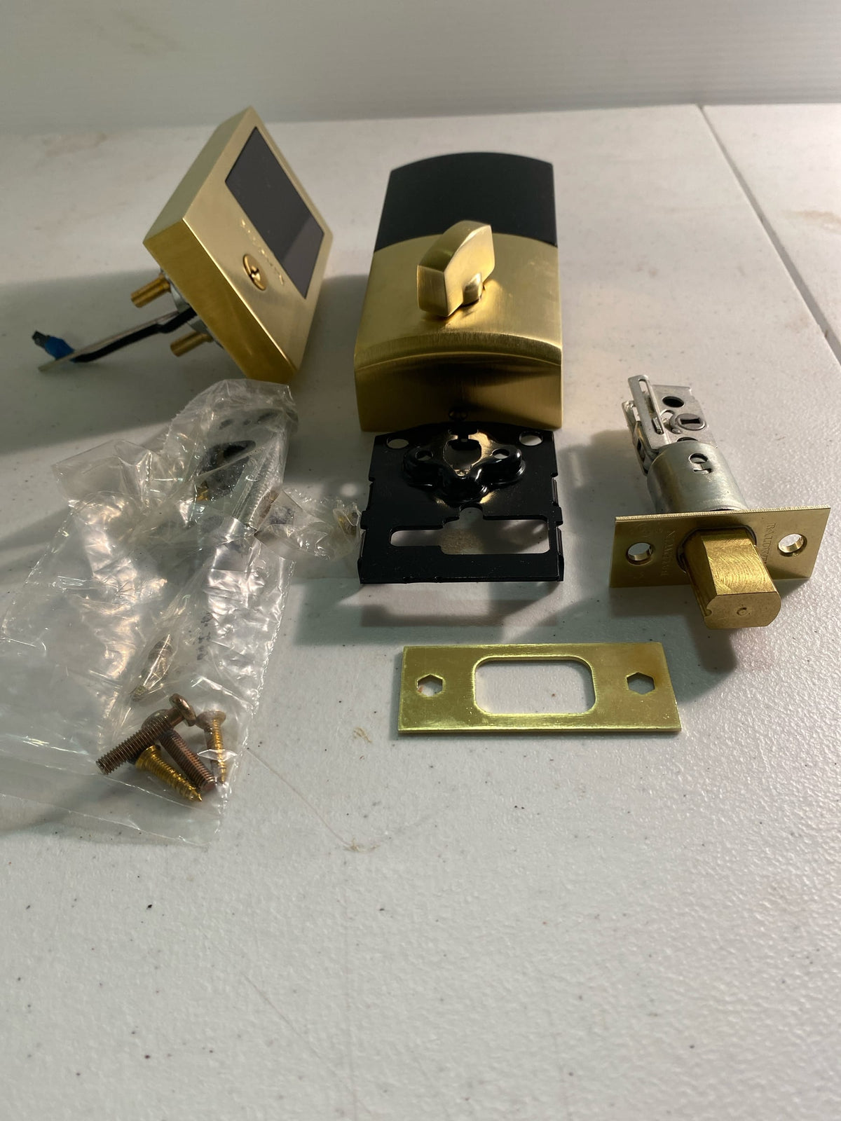 Baldwin 8225044 Touchscreen Minneapolis Standalone Deadbolt - Satin Brass