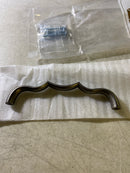 Belwith Keeler B076141-BNV Trellis 5-1/16" Center to Center Designer Scalloped Arch Cabinet Handle / Drawer Pull - Black Nickel Vibed