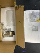 Kichler 55110BNB Ciona 9 in. 1-Light Brushed Natural Brass Bathroom Indoor Wall Sconce Light with Round Ribbed Glass