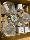 Hampton bay 52250 Rockport Universal 3-Light Brushed Nickel Ceiling Fan LED Light Kit