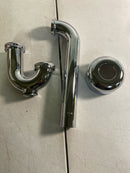 PROFLO PFPTB400 11-1/8" Adjustable Tubular P-Trap (1-1/4" X 1-1/4" Connections with cast body) - Chrome