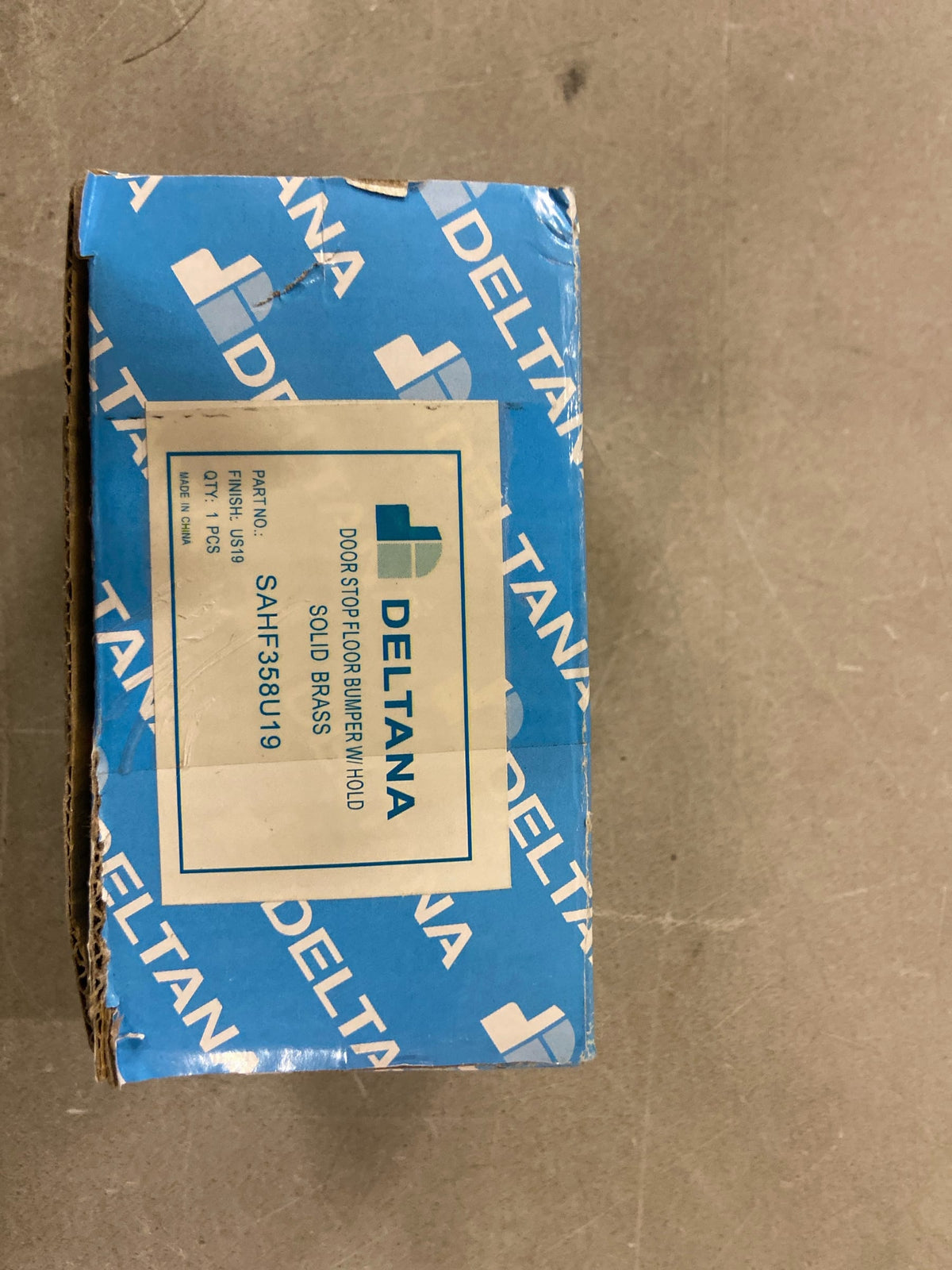 Deltana SAHF358U19 3- 5/8" Tall Floor Mount Bumper with Holder