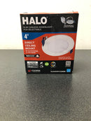 Halo HLB4069FS1EMWR HLB 4 in. Adjustable CCT Canless IC Rated Dimmable Indoor, Outdoor Integrated LED Recessed Light Kit