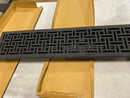 Signature Hardware 398292 Cast Iron Floor Register - 6" x 30" - Black