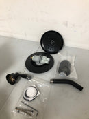 Delta T14232-BL Woodhurst Shower Only Trim Package with 1.75 GPM Single Function Shower Head - Matte Black